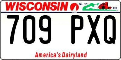 WI license plate 709PXQ