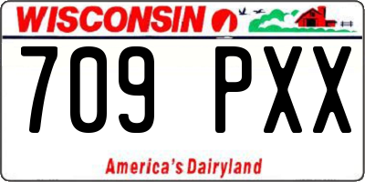 WI license plate 709PXX