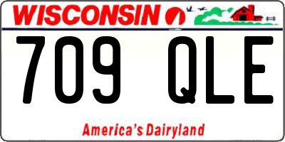WI license plate 709QLE