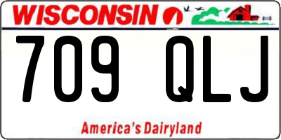 WI license plate 709QLJ