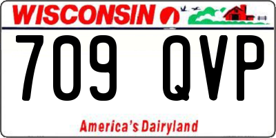 WI license plate 709QVP