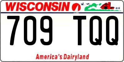 WI license plate 709TQQ