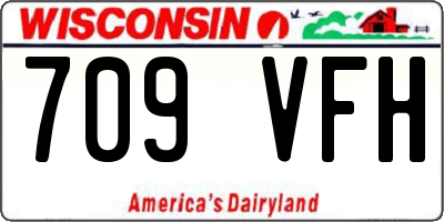 WI license plate 709VFH