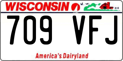 WI license plate 709VFJ