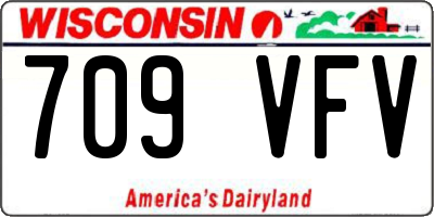 WI license plate 709VFV