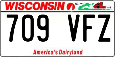 WI license plate 709VFZ