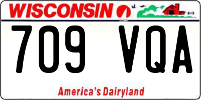 WI license plate 709VQA