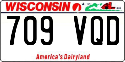 WI license plate 709VQD