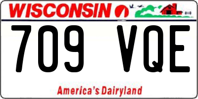 WI license plate 709VQE