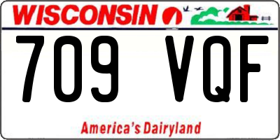 WI license plate 709VQF