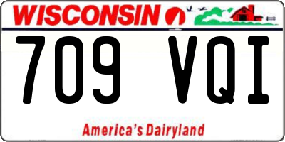 WI license plate 709VQI