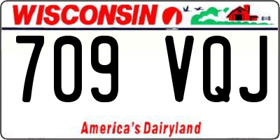 WI license plate 709VQJ