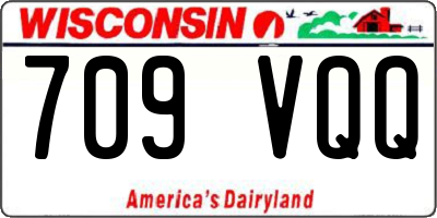WI license plate 709VQQ