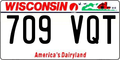 WI license plate 709VQT