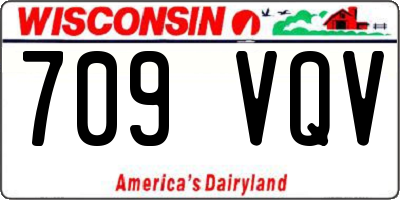 WI license plate 709VQV