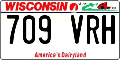 WI license plate 709VRH