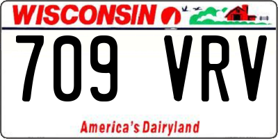 WI license plate 709VRV