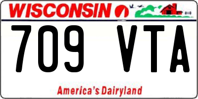 WI license plate 709VTA