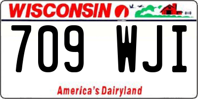 WI license plate 709WJI