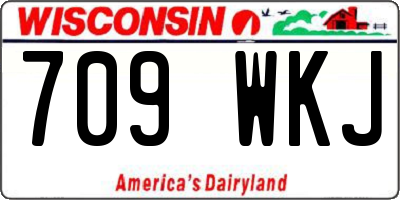 WI license plate 709WKJ