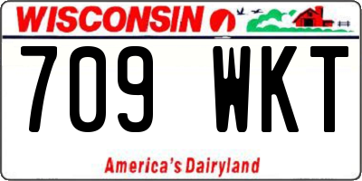 WI license plate 709WKT