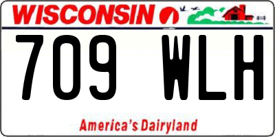 WI license plate 709WLH