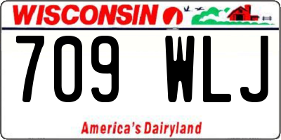 WI license plate 709WLJ