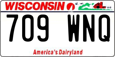 WI license plate 709WNQ