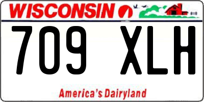 WI license plate 709XLH