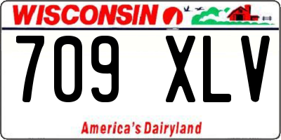 WI license plate 709XLV