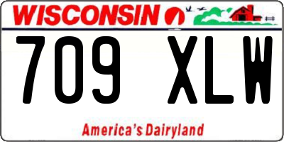 WI license plate 709XLW