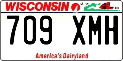 WI license plate 709XMH