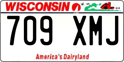 WI license plate 709XMJ