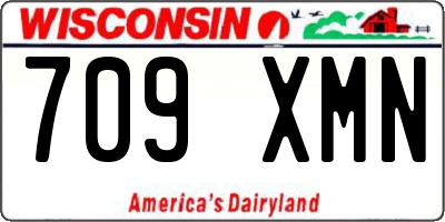 WI license plate 709XMN