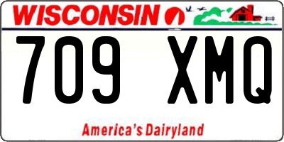 WI license plate 709XMQ