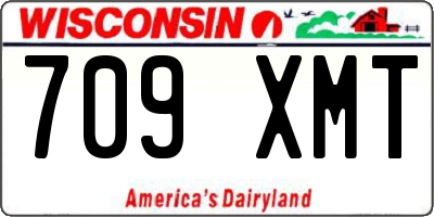 WI license plate 709XMT