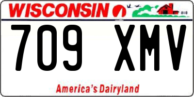 WI license plate 709XMV