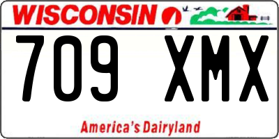 WI license plate 709XMX
