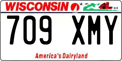 WI license plate 709XMY