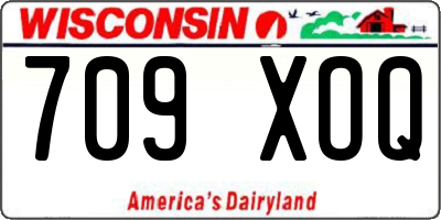 WI license plate 709XOQ