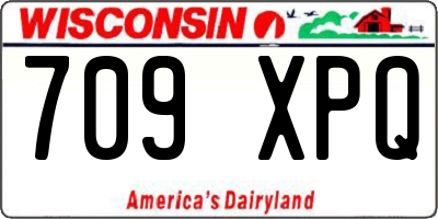 WI license plate 709XPQ