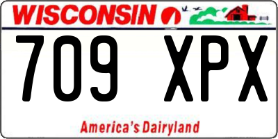WI license plate 709XPX