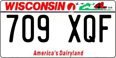 WI license plate 709XQF