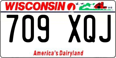 WI license plate 709XQJ