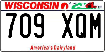 WI license plate 709XQM