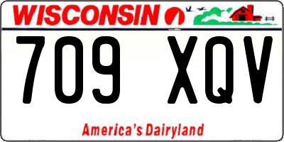 WI license plate 709XQV