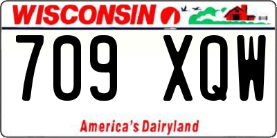 WI license plate 709XQW