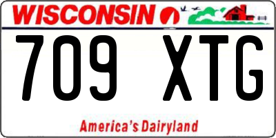 WI license plate 709XTG