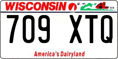 WI license plate 709XTQ