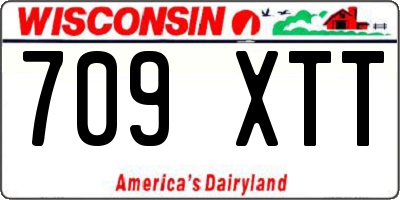 WI license plate 709XTT